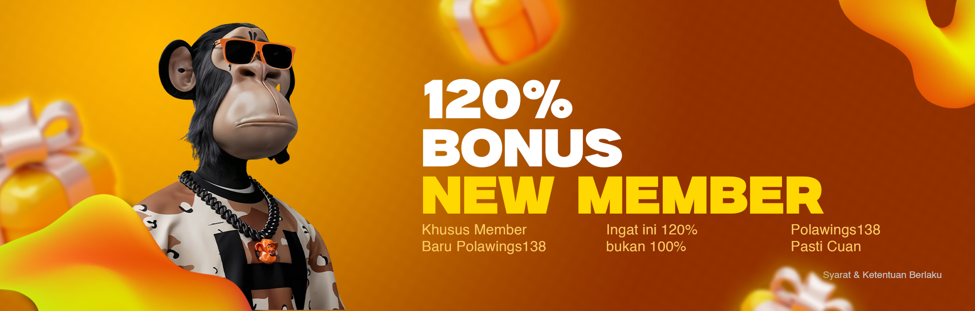 BONUS NEW MEMBER 120%