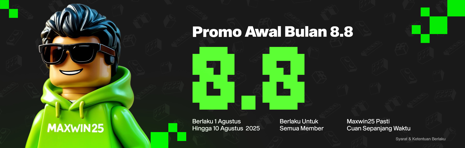 BONUS AWAL BULAN 8.8