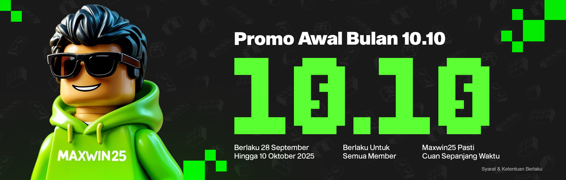 BONUS SPECIAL AWAL BULAN 10.10