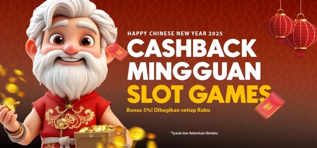 BONUS CASHBACK SLOT 5%