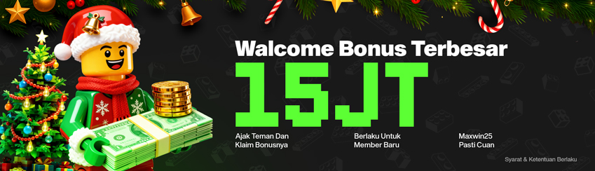 SPECIAL WELCOME BONUS UP TO Rp15.000.000