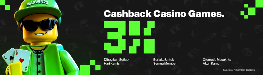BONUS CASHBACK CASINO 3%