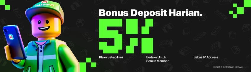 BONUS DEPOSIT HARIAN BEBAS IP