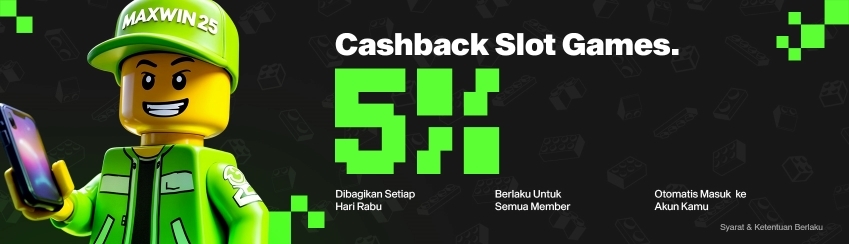 BONUS CASHBACK SLOT 5%