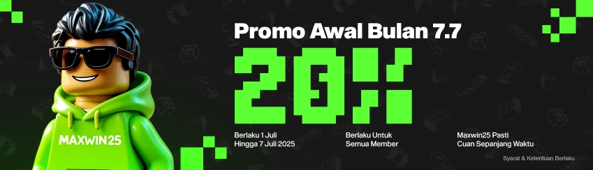 BONUS 7.7 AWAL BULAN 20%