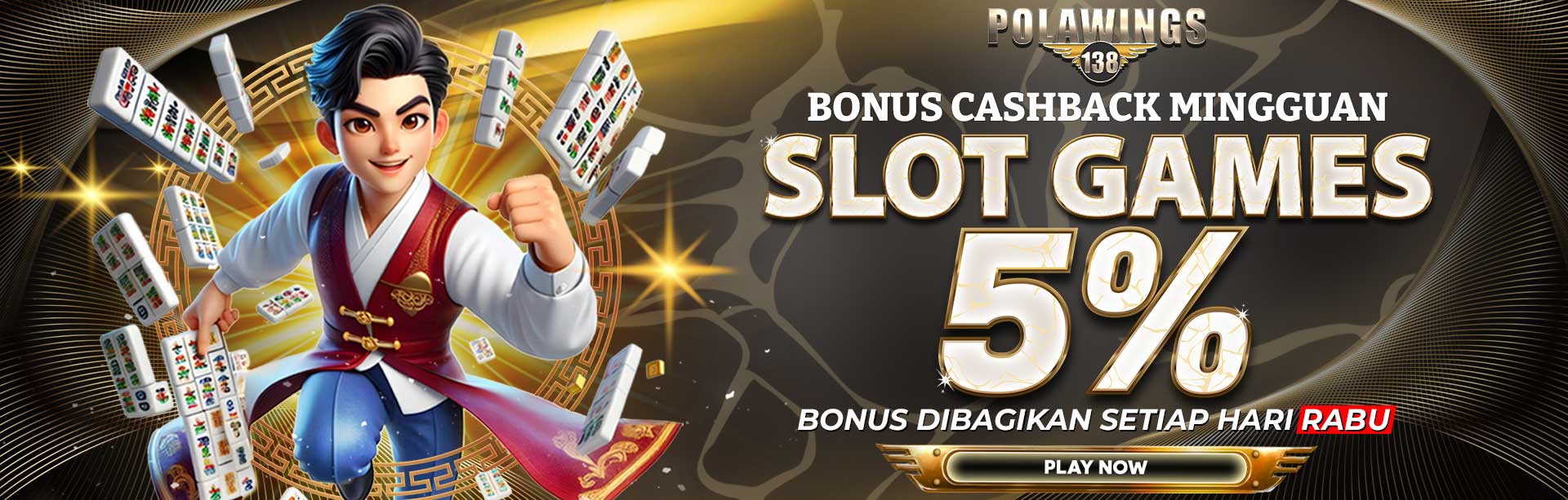 BONUS CASHBACK SLOT 5%