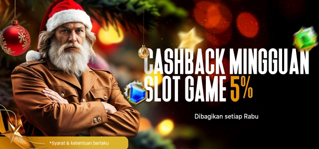 BONUS CASHBACK SLOT 5%